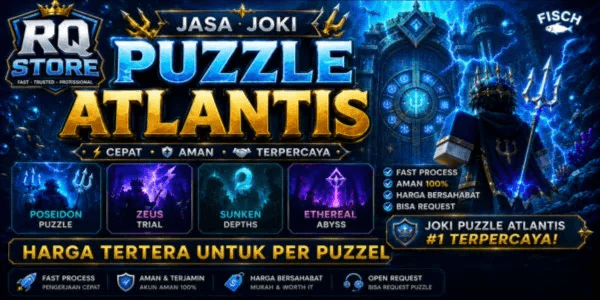 Joki Puzzle Atlantis (Sunken Depths, Ethereal Abyss, Poseidon Temple, Zeus Trial)