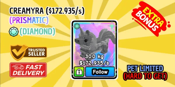 DIAMOND CREAMYRA ($172.935/s) | Build A Zoo