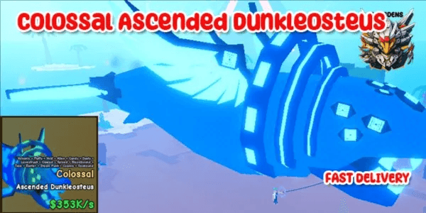Colossal Ascended Dunkleosteus Catch And Tame!