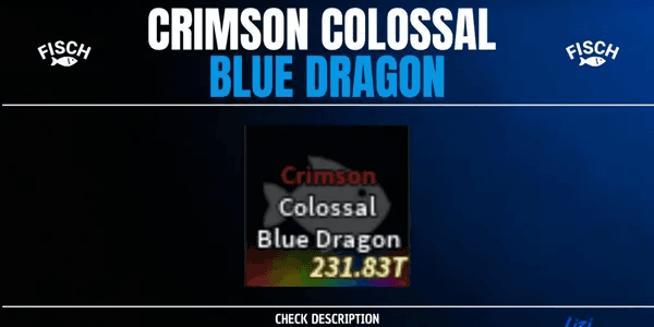 Crimson Colossal Blue Dragon