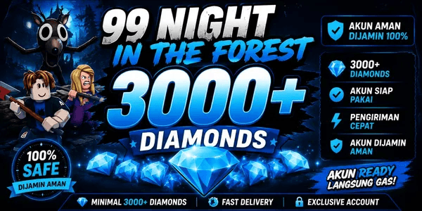 ACCOUNT 3000+ DIAMONDS - 99 Nights in the Forest