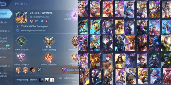 Gambar Product AKUN MOBILE LEGEND MURAH GG [CHOU KUNING STAR TAHUNAN HAYA] HERO 129 SKIN 207