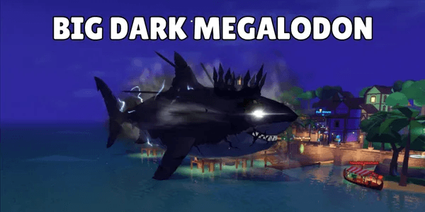 Big Dark Megalodon