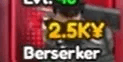Get berserker/guts + evo item