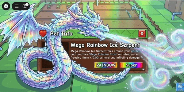 Mega Rainbow Ice Serpent