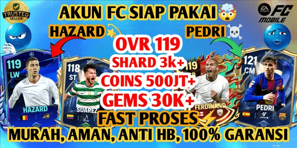 FC MOBILE ACCOUNT READY TO USE