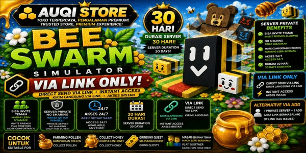 Private Server (No Sharing/Private) | Bee Swarm Simulator 1 Month