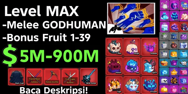 AKUN LEVEL MAX GODHUMAN