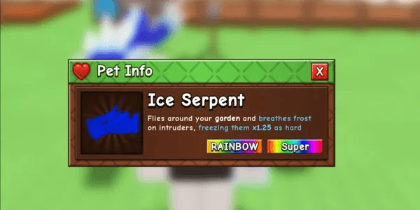 Rainbow Ice Serpent- [Grow A Garden 2]