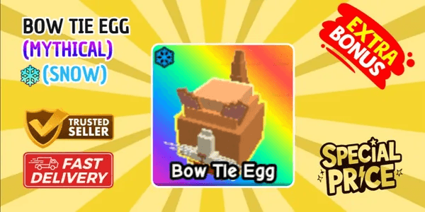 SNOW BOW TIE EGG | BUILD A ZOO