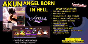 Akun Angel Born In Hell (Unevo)-Triple Threat (unevo)-Joyful Captain (Unevo)-Rohan (Unevo)