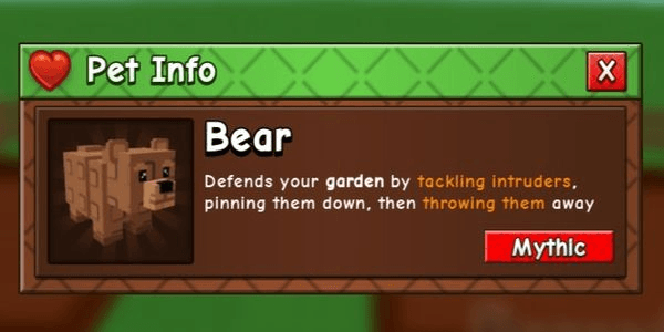 Gambar Product Bear | Grow A Garden 2