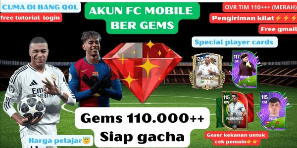 FC MOBILE SMURF ACCOUNT READY TO USE | 100,000+++ GEMS SUITABLE FOR GACHA | ACCORDING TO ORIGINAL PHOTO | #4