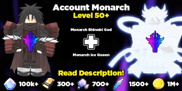 Account Starter Anime Vanguards (Monarch!) #3