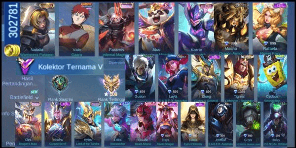 Gambar Product Cheap PROMO Mobile Legends GG Account (#74)