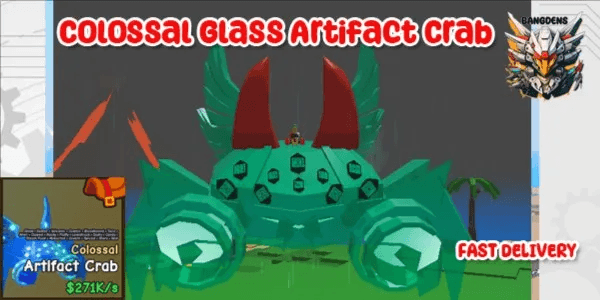 Colossal Glass Artifact Crab Catch And Tame!
