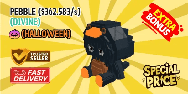 HALLOWEEN PEBBLE ($362.583/s) | Build A Zoo