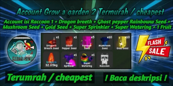 Grow A Garden 2 Account Cheapest