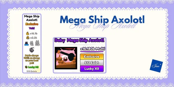Mega Ship Axolotl