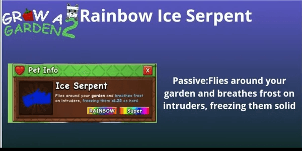 Rainbow Ice Serpent