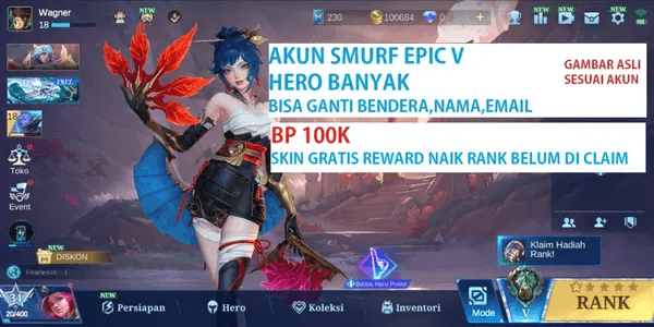 EPIC SMURF ACCOUNT LOTS OF BP ++