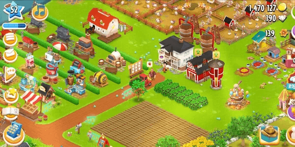 Hayday Account - Hayday Farm || Level 50+ || Barn 3000 || 100% Safe