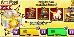 SUN EGG X1 | Catch And Tame!