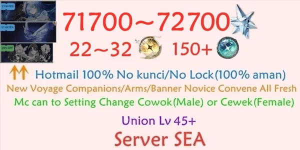 Wuthering Wave SEA-3 Reroll Account