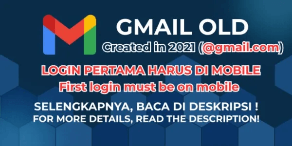 Old gmail account created in 2021