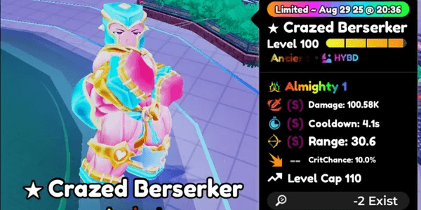 Crazed Berserker (Evo) Almighty
