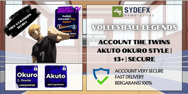 Gambar Product ACCOUNT THE TWINS / OKURO AKUTO STYLE + FREE 1/2 SECRET | 13+ | SECURE AND FAST DELIVERY | OKURO AKUTO STYLE ACCOUNT