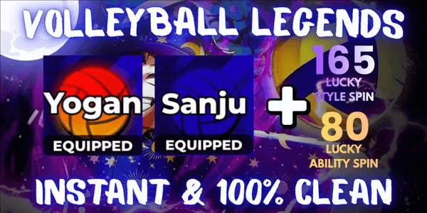 Akun 2 Secret Style (Yogan, Sanju) - Volleyball Legends