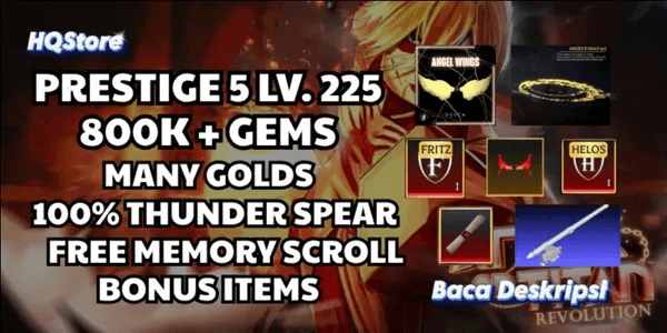 AOTR Account Exchange | Lots of Gems | Lots of Gold | Item Inventory - Attack on Titan Revolution