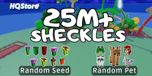 Cheapest GAG2 Account | Lots of Sheckles | Lots of Bonus Items - Grow A Garden 2