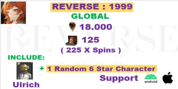 Account Gacha Reverse 1999 Global 01