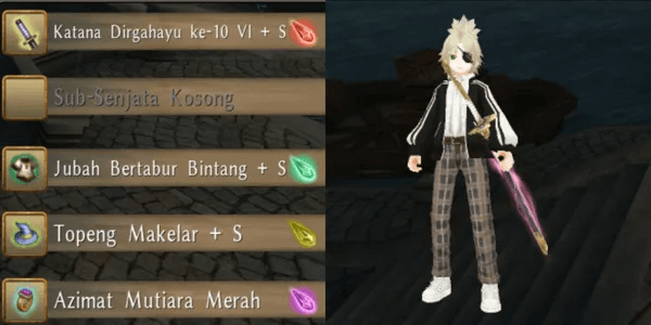 1 SET OF KATANA EQUIPMENT