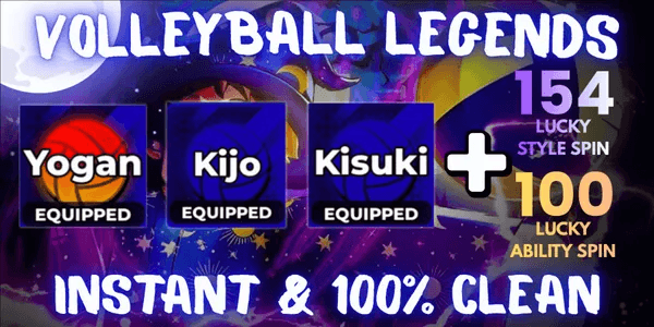 Akun 3 Secret Style (Yogan, Kijo, Kisuki) - Volleyball Legends