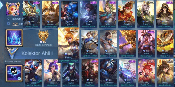 Mobile Legends Sultan Account