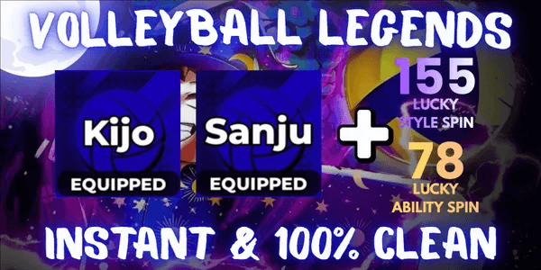 Account 2 Secret Style (Kijo, Sanju) - Volleyball Legends