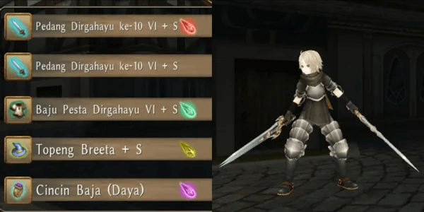 1 SET OF DUAL SWORD (DS) EQUIPMENT