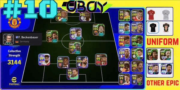 EFOOTBALL ACCOUNT SHOW TIME X EPIC BOOSTER