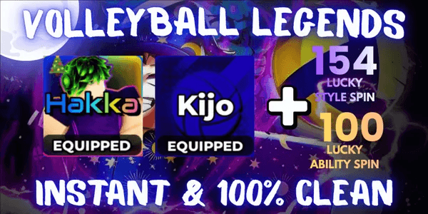 Account 1 Ultra + 1 Secret (Hakka, Kijo) - Volleyball Legends