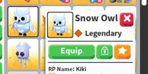 Snow Owl (Legendary) Adopt Me - AdoptmeStore14