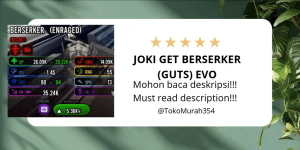 JOKI GET BERSERKER (GUTS) EVO
