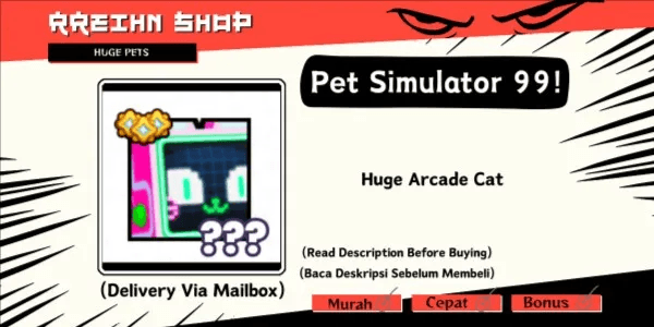 Huge Arcade Cat