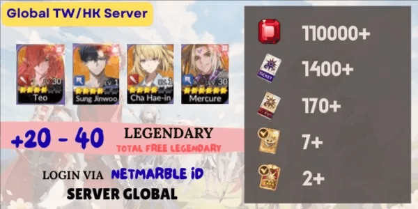 Akun Reroll Seven Knights The Re:BIRTH [Global] - 12