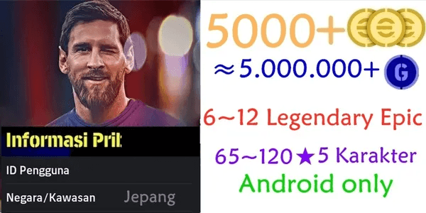 eFootball-5 Starter Coin Account