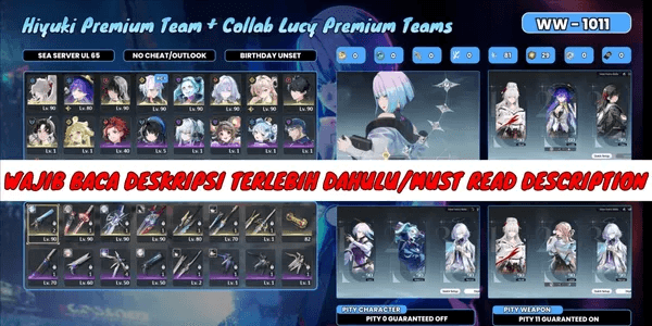 [SEA] 7 Limit 3 Sign. Hiyuki Sign + Lucilla + Chisa Sign + Lucy RC1 + Rebecca + Mornye Sign + Lynae. WW1011 [READ DESK]