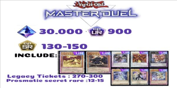 Gambar Product Akun Starter YUGI OH MASTER DUEL GLOBAL