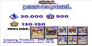 บัญชีเริ่มต้น YUGI OH MASTER DUEL GLOBAL